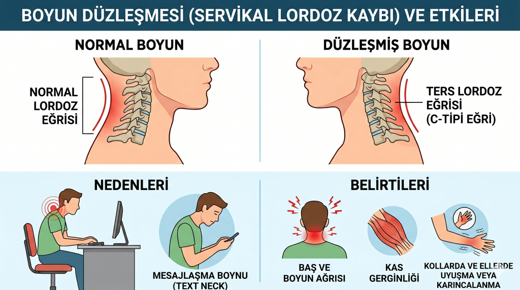 boyun düzleşmesi
