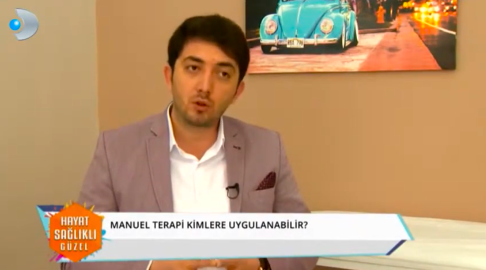 Fizyoterapist Metin İçli Kanal D'de manuel terapiyi anlatıyor
